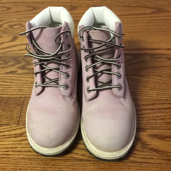Pink Timberland work boot size 13.5 - Picture 3 of 7